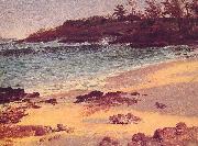 Albert Bierstadt Bahama Cove painting
